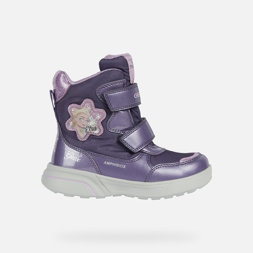 Bottines Geox Sveggen Abx - Violette - Fille 092438-ZKY